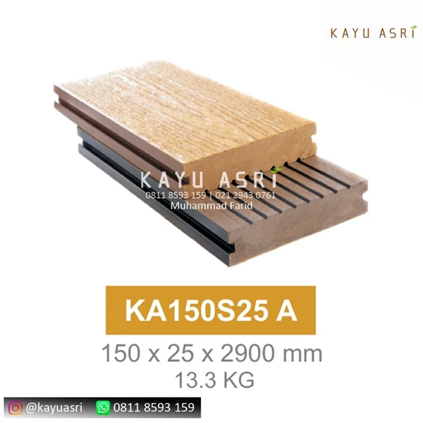 Asri Wood WPC Floor KA150S25 A Size 150X25X2900mm