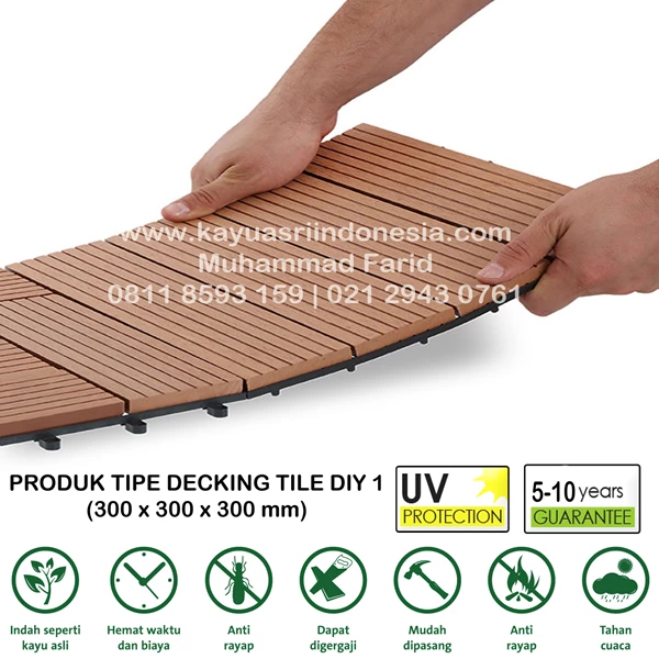 DIY WPC Parquet Wood Floor Termite Resistant